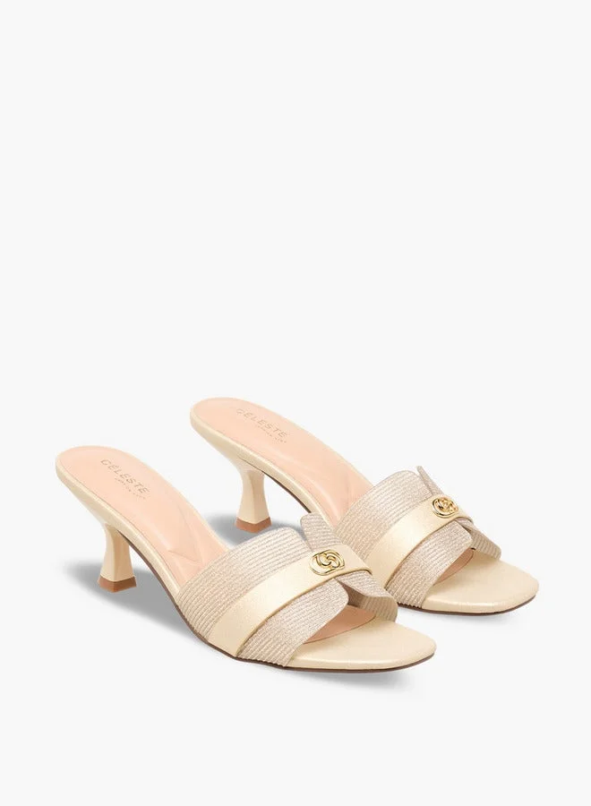 سيليست صنادل بكعب قطة للنساء تشكيلة رمضان